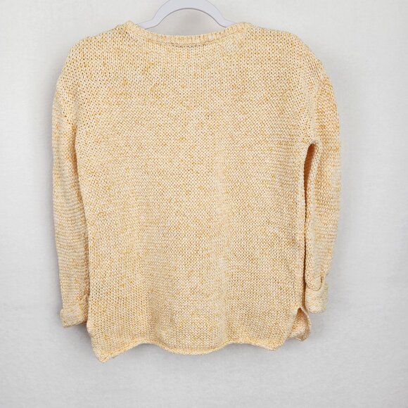 Elliott Lauren Womens Sweater Size M Yellow - Picture 2 of 6